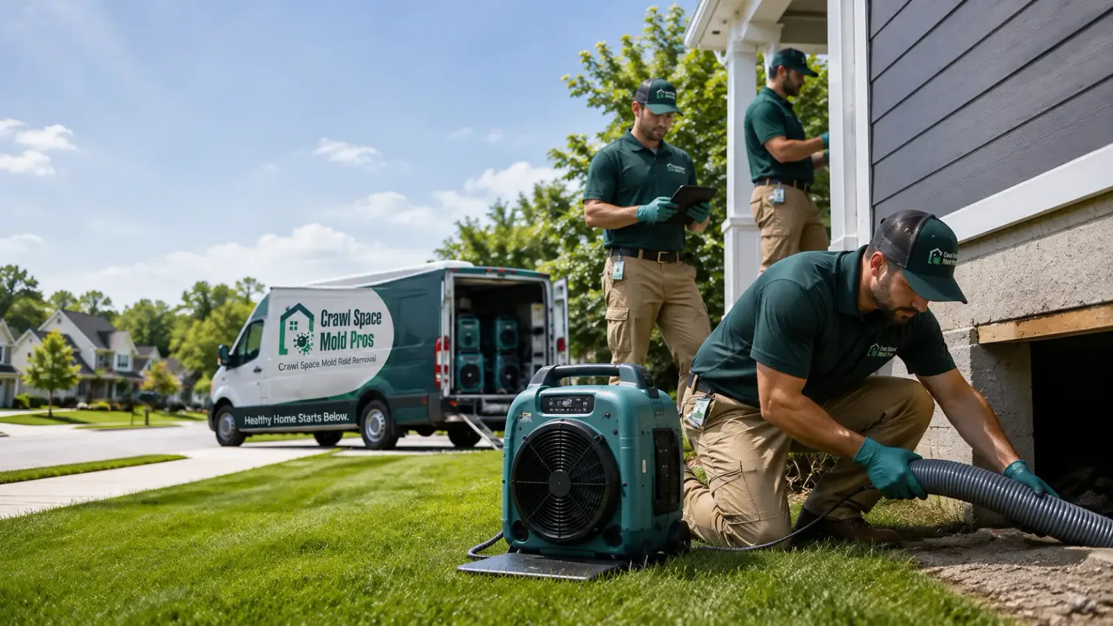 Crawl Space Mold Removal in Norman, AR
